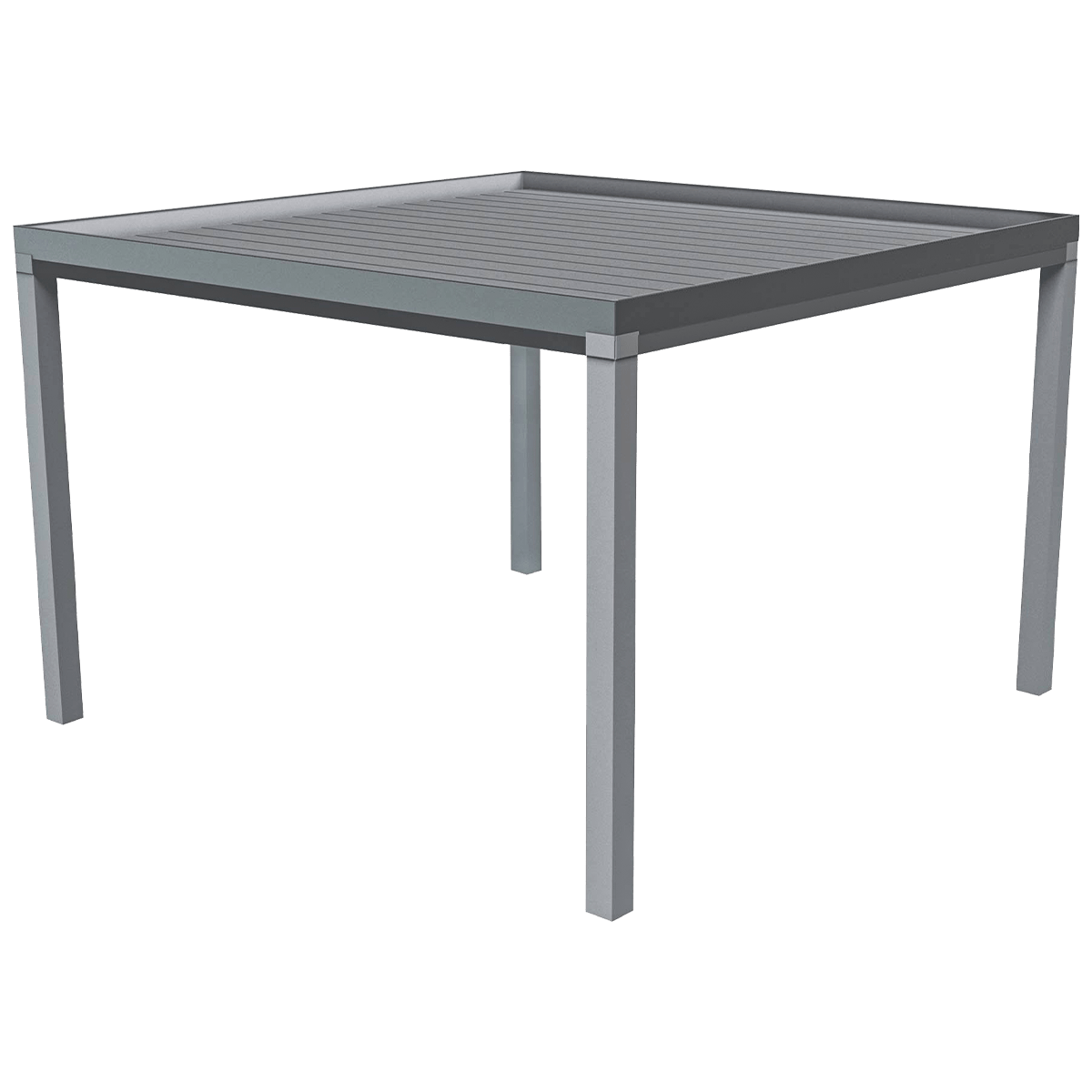 Air Roof bioclimatic pergola with flat aluminum panels, modern outdoor installation